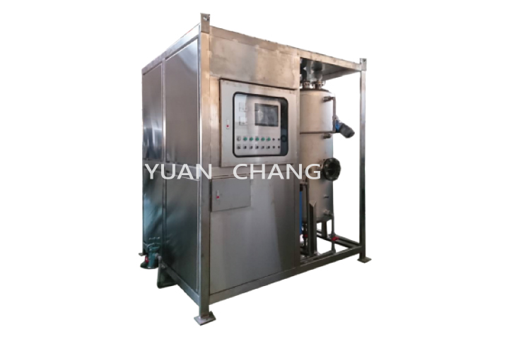 Heat pump vacuum evaporator