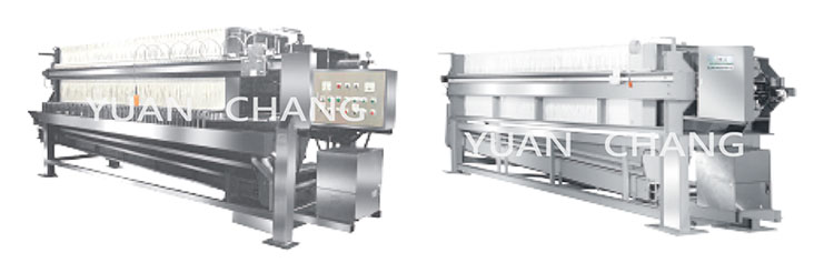 Single-plate type / membrane type filter press dewatering machine (please refer to various model specifications)
