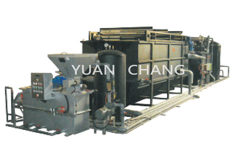 Waste plastic cleaning line sewage treatment equipment